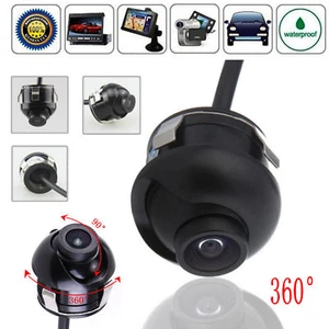 360 Degree Rotatable Camera CCD Car Front/Side/Rear View Camera Multifunction - Picture 1 of 12