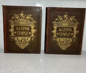 1915 HISTORY ALEPPO TEMPLE ANCIENT ARABIC ORDER FREEMASONRY SHRINERS OCCULT 1ST - Picture 1 of 15
