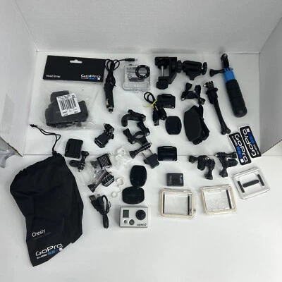 GoPro Hero2 Camera Bundle UNTESTED - Image 1 of 4