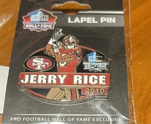 Jerry Rice San Francisco 49ers 2010 Football Hall Of Fame Official Inductee Pin - Picture 1 of 1