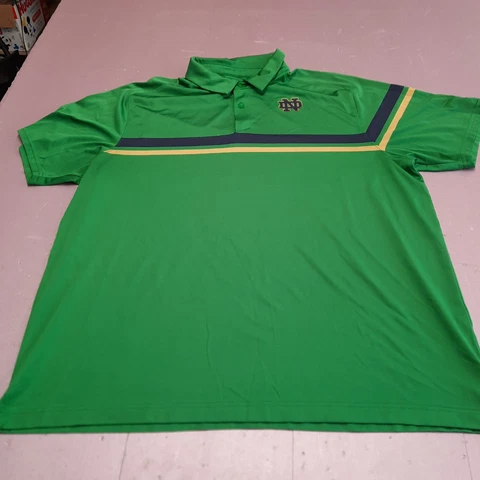 Under Armour North Dakota Bison Men 2XL NDSU Shirt Golf Polo Loose Fit Heatgear Cover