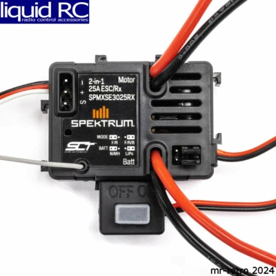 Spektrum XSE3025RX SLT 25a ESC/RX 1/16 & 1/18 IC2 - Image 1 of 2