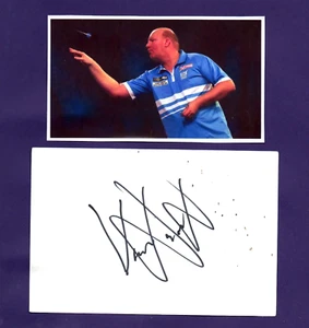 DARDOS - VINCENT VAN DER VOORT - página de álbum firmada + imagen - bueno - Imagen 1 de 1