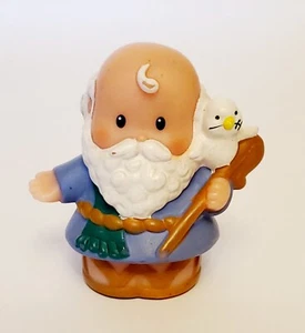 Fisher Price Little People Noah's Ark Replacement Noah holding Dove HTF - Picture 1 of 4