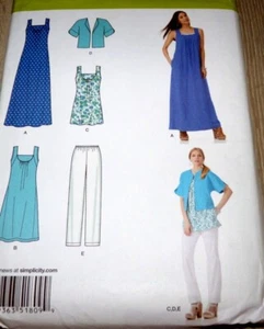 *SCHÖNE KLEID TUNIKA HOSE & JACKE Nähmuster XXS-S-M-L-XL-XXL - Bild 1 von 1