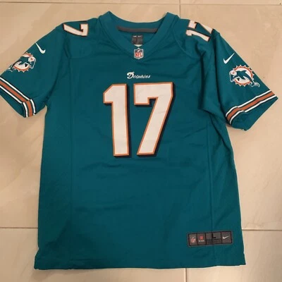 Nike On Field NFL Miami Dolphins #17 Ryan Tannehill Jersey KIDS YOUTH SIZE L - Image 1 of 4