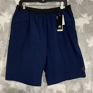 Adidas Climalite Navy Blue Shorts Men’s Size Large New Pocket - Picture 1 of 9