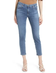 Pantalones de mezclilla AG Adriano Goldschmied para mujer Prima recortados azul talla 25 - Imagen 1 de 2
