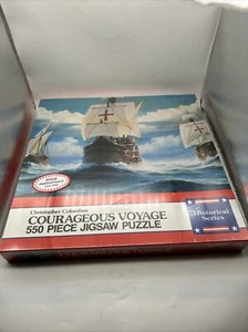Christopher Columbus Courageous Voyage 550 Piece Puzzle Hoyle - New Sealed - Picture 1 of 6