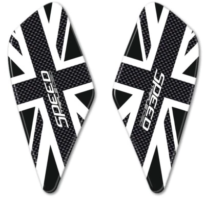 2 3D Compatible Knee Protectors for Triumph Speed Triple Motorcycle 2016 - 2019 - Image 1 of 3