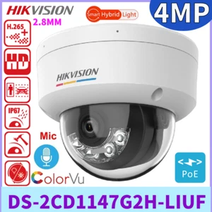Hikvision DS-2CD1147G2H-LIUF 4MP ColorVu Smart Hybrid Licht Fixed Dome IP Kamera - Picture 1 of 4