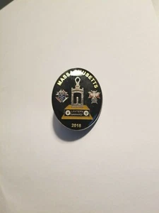 Pin estatal KofC de Caballeros de Colón Massachusetts 2018 coleccionable NUEVO - Imagen 1 de 3