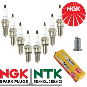 NGK Yellow Box Spark Plug - Stk No: 1275 - Part No: CR8E - x8 - Picture 1 of 1
