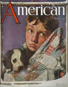 The American Magazine Norman Rockwell Cover Death Artificial Arms March 1923 - Picture 1 of 14
