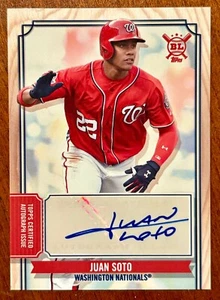 2019 Topps Big League #BLA-JSO Juan Soto Autograph 2nd Year - Imagen 1 de 2