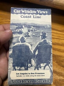 Southern Pacific Railroad Coast Line Car Ventana vistas LA a San Francisco 1929 - Imagen 1 de 7