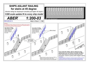 Aber - S 1:200-03 - Garde-corps pour escaliers à 45 degrés - Picture 1 of 5