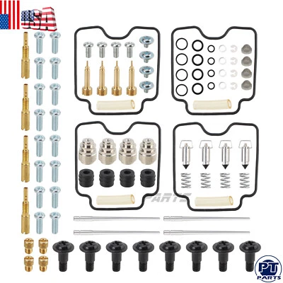 4 Set Carburetor Rebuild Kit For 1998-2006 Suzuki Katana 600 GSX600F - Image 1 of 4