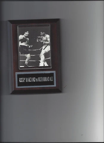 ROCKY MARCIANO vs MUHAMMAD ALI PLAQUE BOXING Cover
