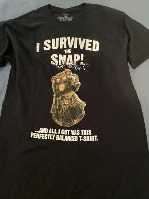 Camiseta Hombre Moda Vengadores Negra Mediana Foto 1 de 4