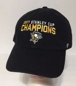 Pittsburgh Penguins 2017 NHL Stanley Cup Champions 47 Brand Hockey Hat Cap NEW - Picture 1 of 6