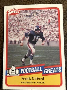 Frank Gifford Swell Football Greats HOF New York Giants 1988 - Picture 1 of 2