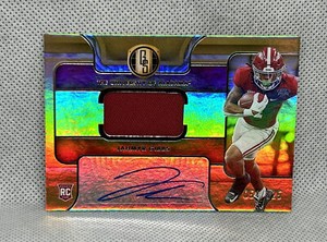 ROOKIE JAHMYR GIBBS 2023 PANINI CHRONICLES GOLD STANDARD RPA RC AUTO #/125