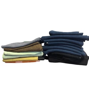 5 lbs Wool Blend Scraps Applique Crafts Slow Stitching Blue Green Black Brown - Picture 1 of 15