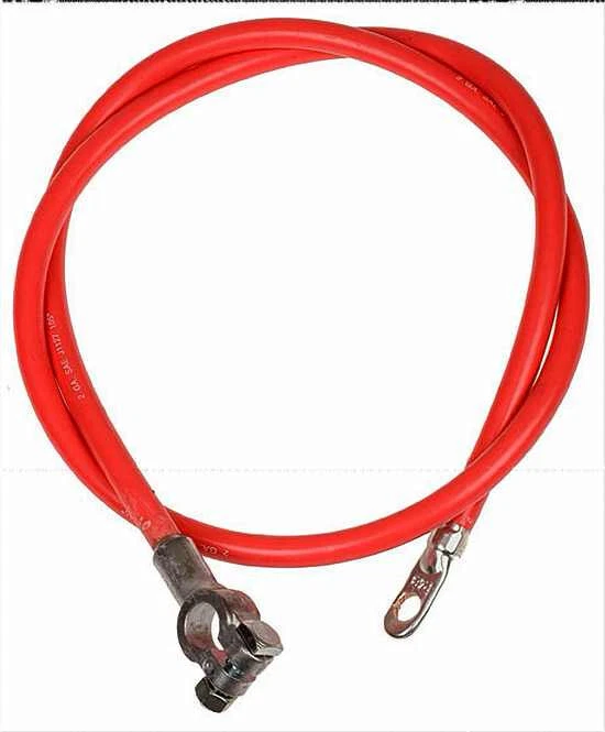 Insulated 48" 2 Gauge Positive Battery to Starter Tractor Battery Cable - Image 1 of 1