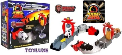 KUNG ZHU PETS Ninja Guerrero Campo de Entrenamiento BOULDER PUSH DRAW BRIDGE Juguete de Agilidad Foto 1 de 4