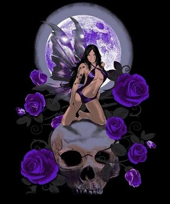 Плюшевое мифическое одеяло размера Queen - чрезвычайно мягкое - Twilight Rose Fairy - Изображение 1 из 3