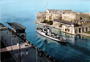 pu 166 1968 TARANTO Drehbrücke S. Francesco - Passaggio Corvetta Chimera - sehr guter Zustand - Bild 1 von 2