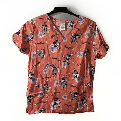 Blusa Disney Minnie Mouse Natural Cutie Scrub Feminina Tamanho Grande - Imagem 1 de 3