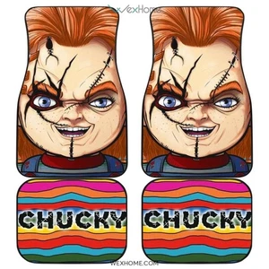 Chucky Rainbow Smile Car Floor Mats Horror Movie Gift For SUV Sedan Truck Use - Bild 1 von 1