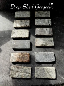 1:12th Scale Dolls House Diorama Paving Patio Slabs, Real Slate x 12 - Picture 1 of 3