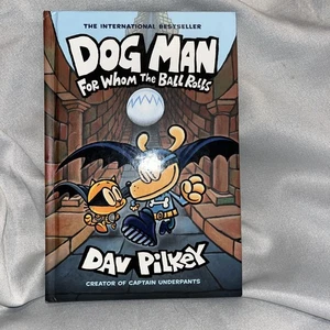 Dog Man For Whom The Ball Rolls SIGNED Dav Pilkey Do Good Tour 2019 - Imagen 1 de 8