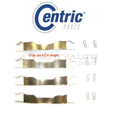 Centric Disc Brake Hardware Kit for 1974 Fiat X-1 9 1.3L L4 - Set Braking nq - Imagem 1 de 4