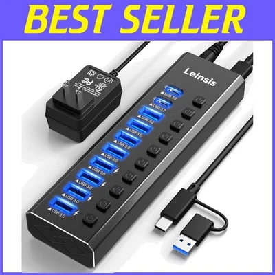 Portable USB Hub with Lightning-Fast Data Transfer - Image 1 of 4