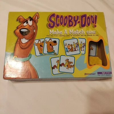 Scooby-Doo! Make A Match Game - COMPLETE - EUC - Pressman - 2005 - Image 1 of 4