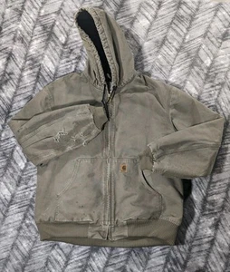 Chaqueta De Colección Carhartt J130 Pato Lona Trabajo Aplastado Envejecido Travis Scott XL - Imagen 1 de 22