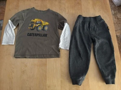 CAT Caterpillar Boys Long Sleeve Shirt And Sweatpants Size 4T - Image 1 of 4