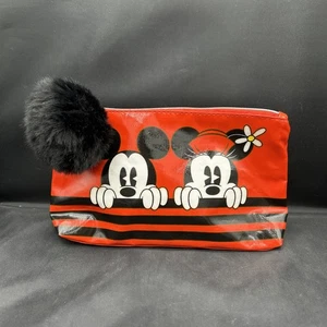 Disney Store Mickey Minnie Mouse Maquillaje Cosméticos Bolso Cartera Bolso LEER - Imagen 1 de 3