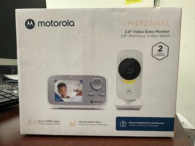 Monitor de video inalámbrico Motorola VM482ANXL para bebé con cámara y luz de estado de ánimo Foto 1 de 4