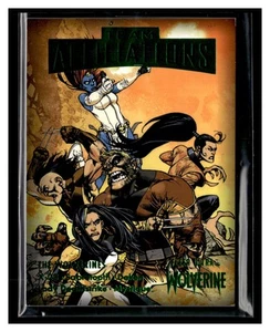 2023 Fleer Ultra Marvel Wolverine #TA-9 The Wolverines Green Foil - Bild 1 von 2