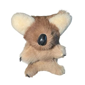 Vintage australischer Koalabär Beuteltier mit echtem Fell kein Plüsch 10 Zoll realistisch - Bild 1 von 14