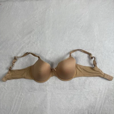 VTG Chantelle Tan Padded Push Up Bra Women's 32DD - Image 1 of 4