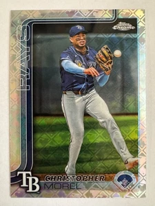 2025 Topps Chrome Logofractor #64 Christopher Morel Refractor Tampa Bay Rays - Picture 1 of 2