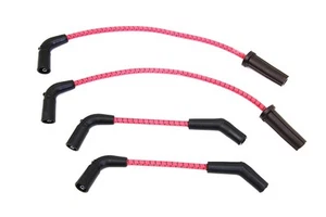 Sumax Red with Black Tracer 7mm Spark Plug Wire Set fits Harley Davidson - Picture 1 of 4