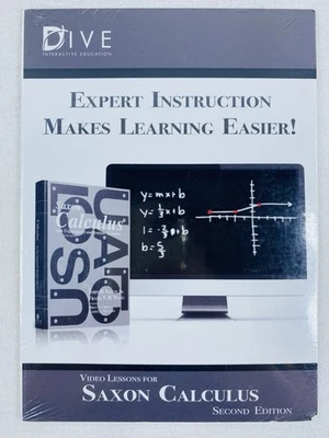 SAXON CALCULUS 2ND ED. - CD Video Lessons - DIVE Interactive Education SEALED - Image 1 of 4
