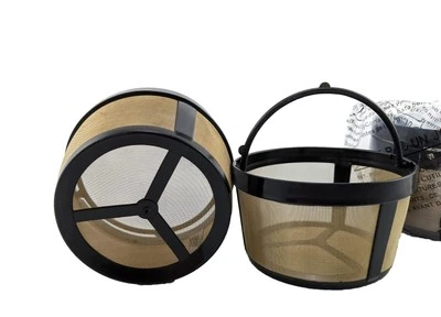 NRP #2 Gold-tone Basket Permanent Coffee Filter Universal for Small Coffeemak... - Image 1 of 4